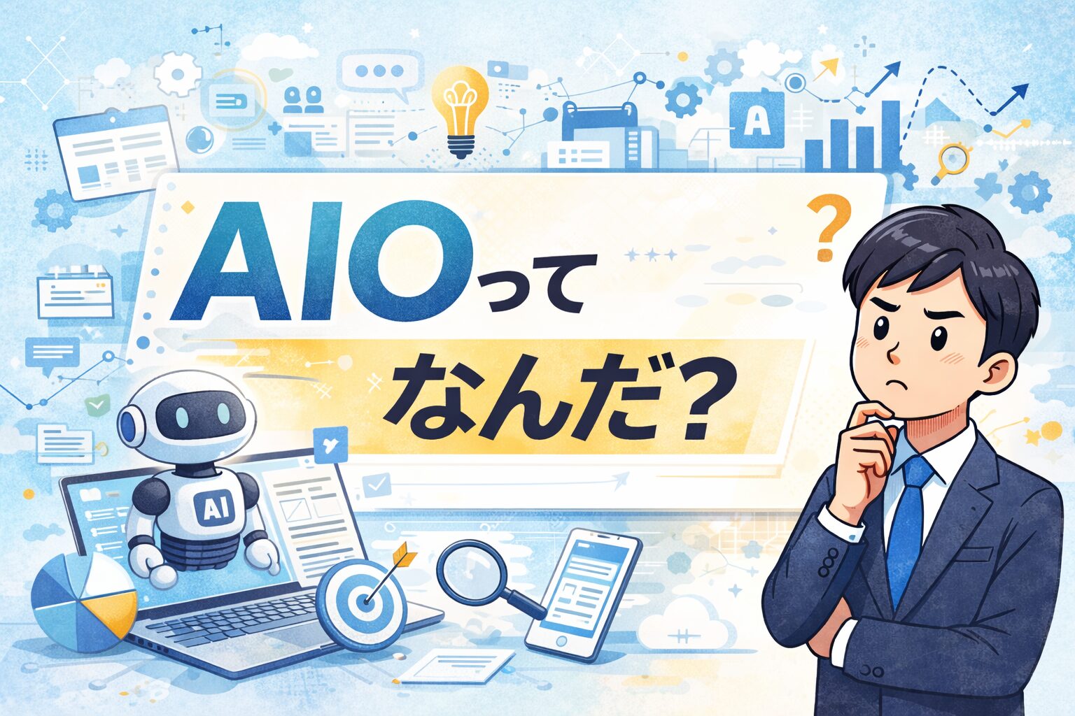 AIOとは?AI検索時代にホームページが選ばれる仕組みを図解で完全解説