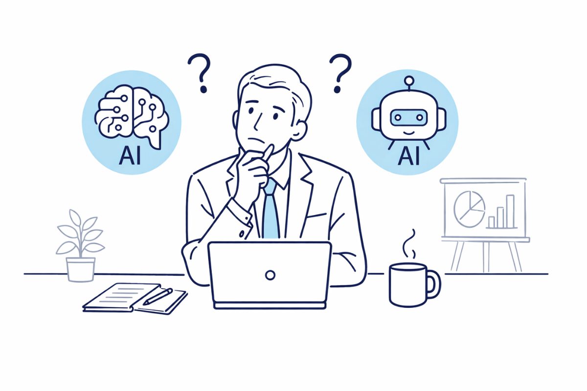 困っている担当者のイラスト